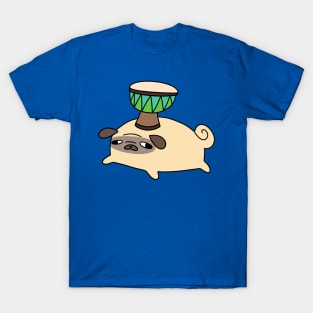 Pug and Little Djembe T-Shirt